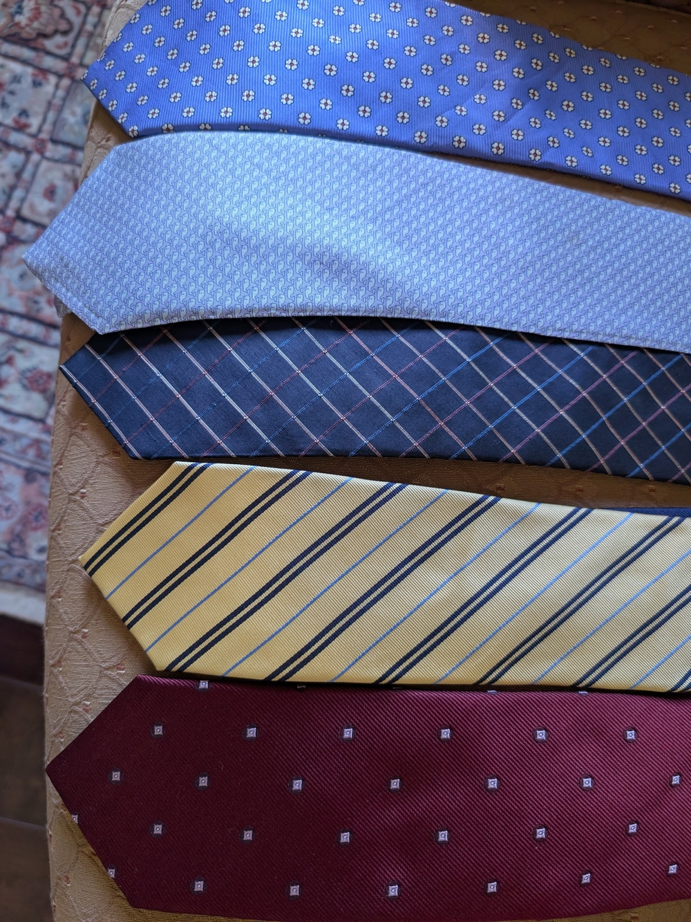 Five Silk Ties Vineyard vines, DKNY And More